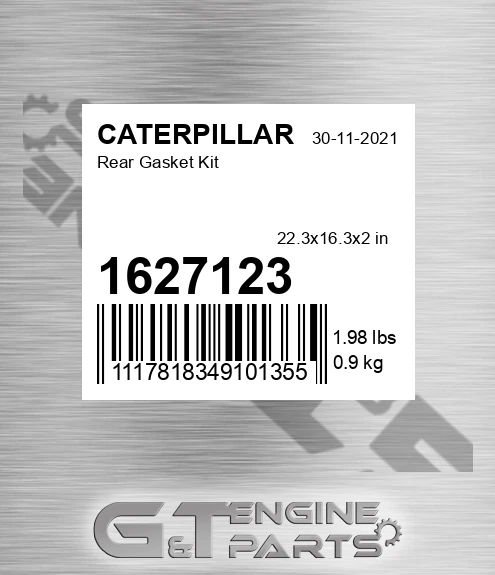 1627123 Rear Gasket Kit