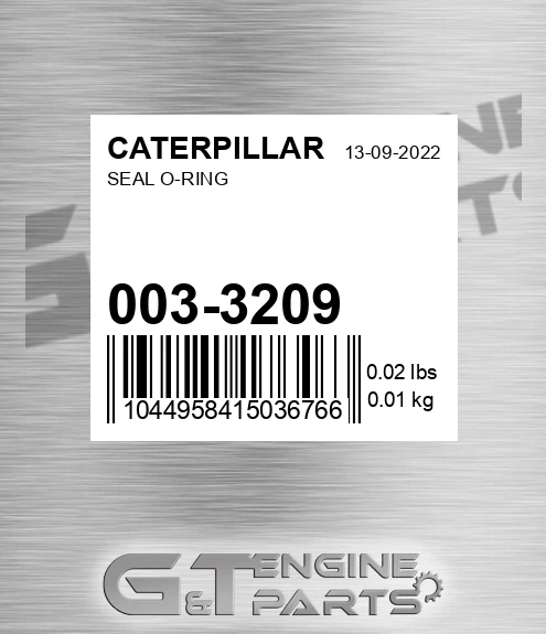 003-3209 Seal O-ring