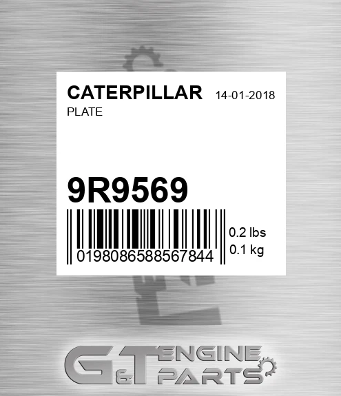 9R9569 Plate