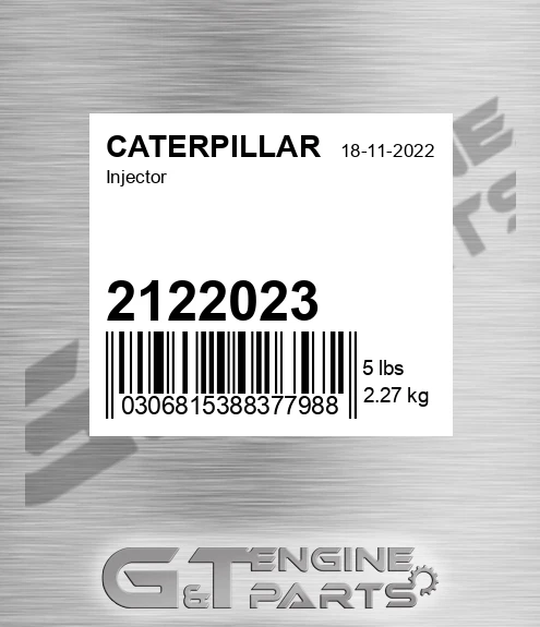 2122023 212-2023 REMANUFACTURED INJECTOR GP