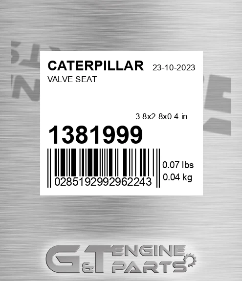 138-1999 Valve Seat