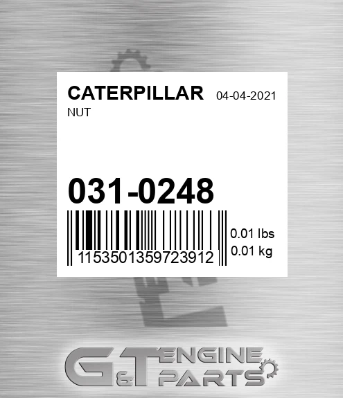 031-0248 Nut