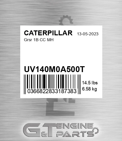 UV140M0A500T Grsr 1b Cc Mh for Caterpillar