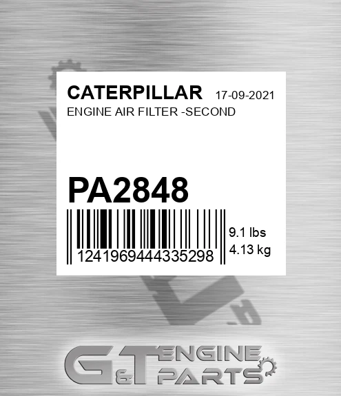 PA2848 ENGINE AIR FILTER -SECOND