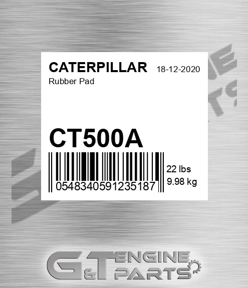 CT500A Rubber Pad