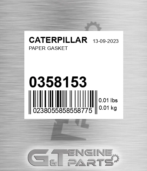 035-8153 Paper Gasket