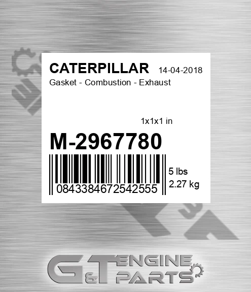 M-2967780 Gasket - Combustion - Exhaust