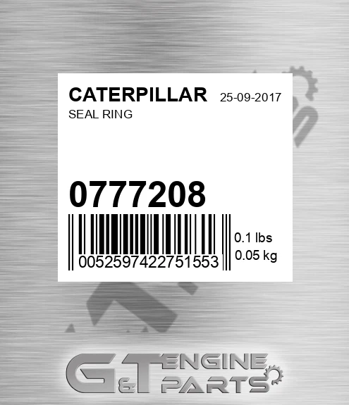 0777208 Seal Ring
