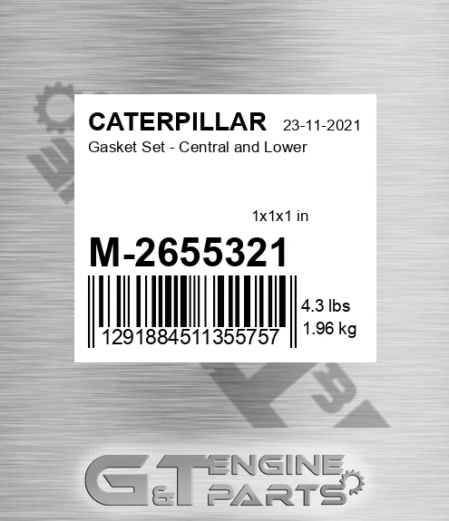 M-2655321 Gasket Set - Central and Lower