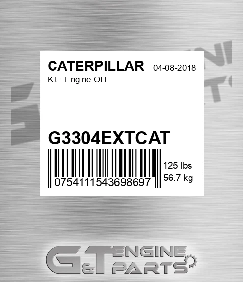 G3304EXTCAT Kit - Engine OH