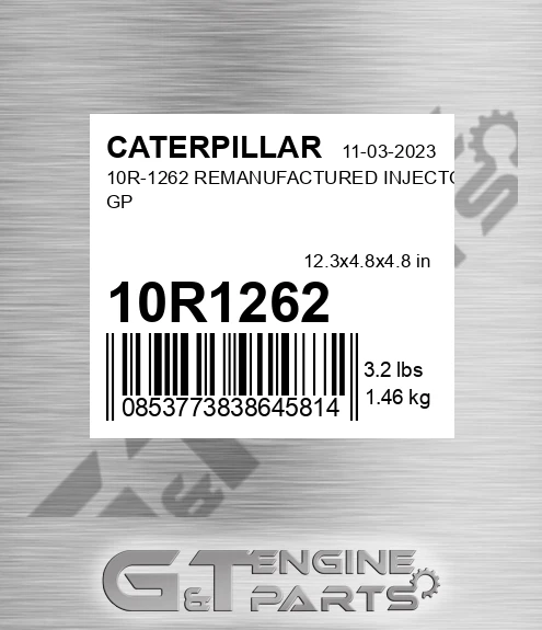 10R1262 10R-1262 REMANUFACTURED INJECTOR GP