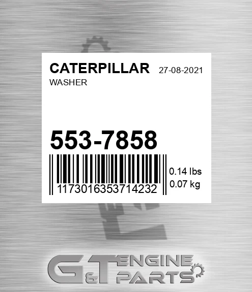 553-7858 Washer