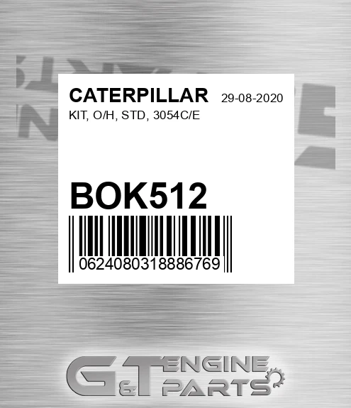 BOK512 KIT, O/H, STD, 3054C/E