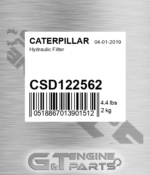 CSD122562 Hydraulic Filter