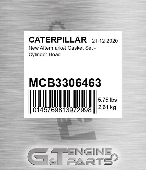 MCB3306463 New Aftermarket Gasket Set - Cylinder Head