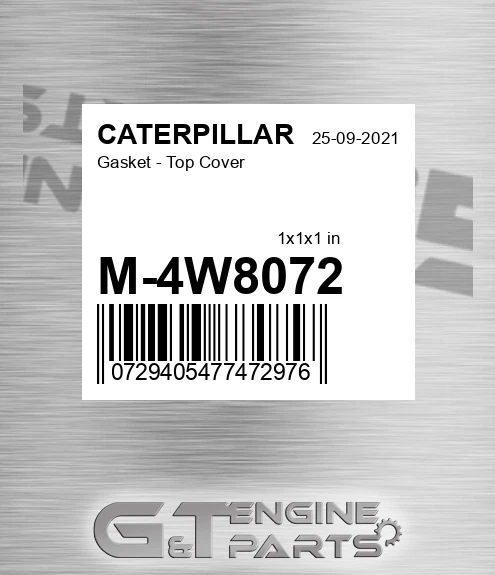 M-4W8072 Gasket - Top Cover