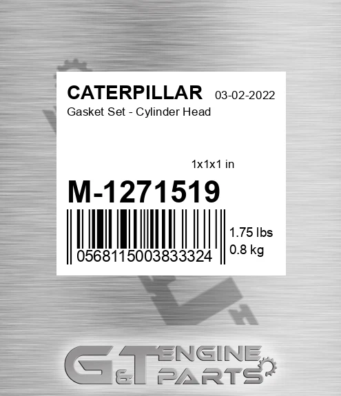 M-1271519 Gasket Set - Cylinder Head
