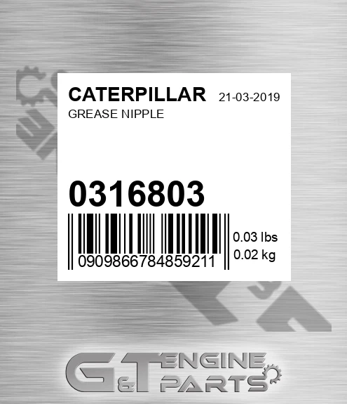 031-6803 Grease Nipple