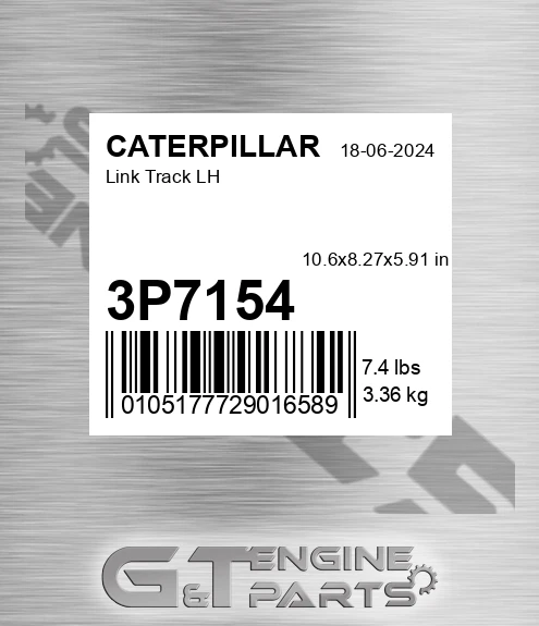 3P7154 Link Track LH made to fit Caterpillar Price 36.86