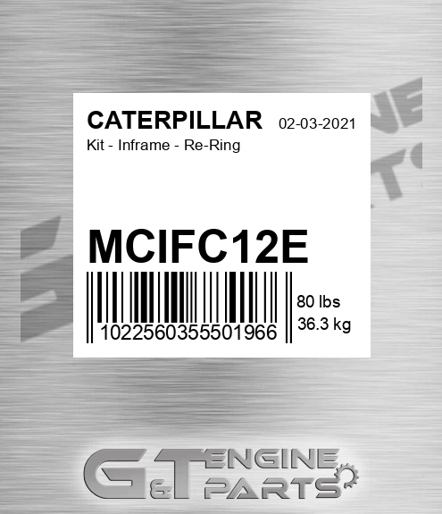 MCIFC12E Kit - Inframe - Re-Ring