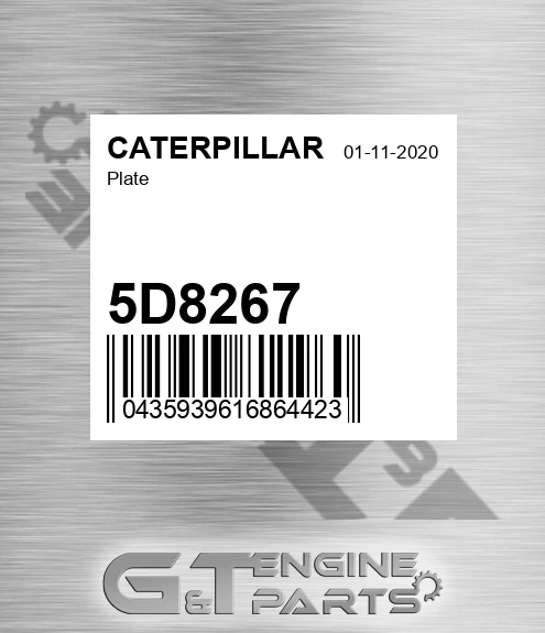 5D8267 Plate
