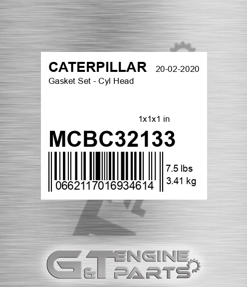 MCBC32133 Gasket Set - Cyl Head