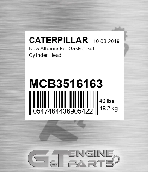 MCB3516163 New Aftermarket Gasket Set - Cylinder Head