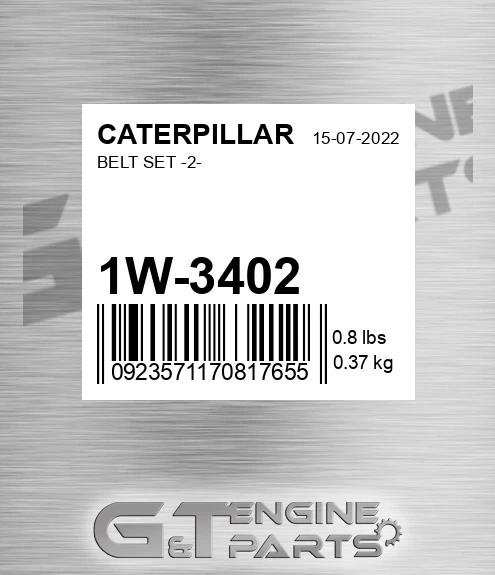 1W-3402 Belt Set -2-