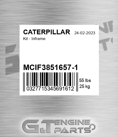 MCIF3851657-1 Kit - Inframe