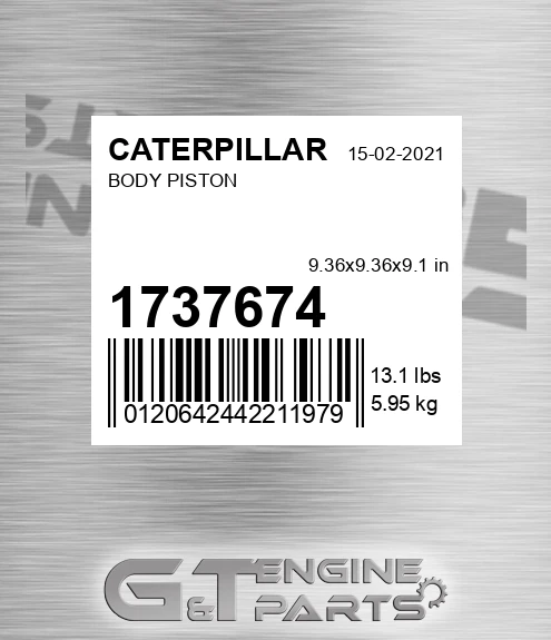 173-7674 Body Piston