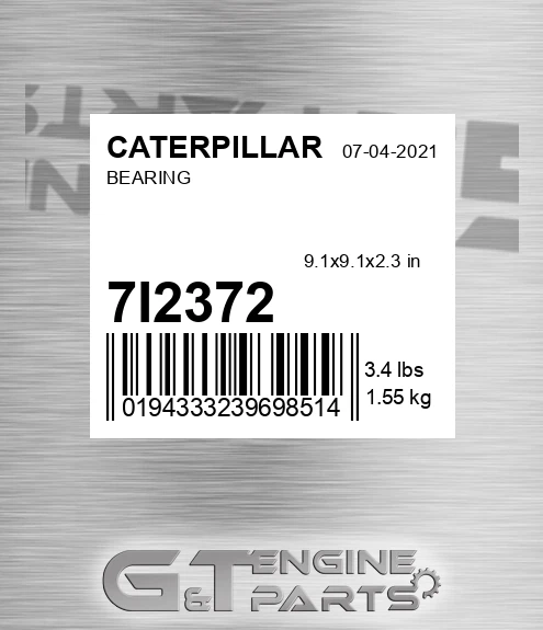 7I2372 BEARING made to fit CATERPILLAR | Price: $381.15