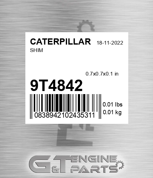 9T-4842 Shim