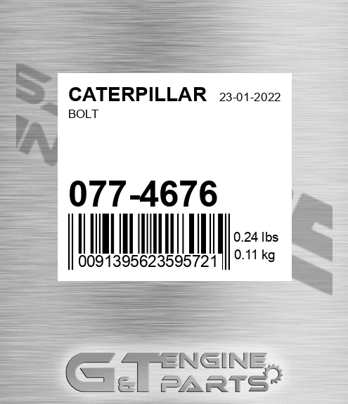 077-4676 Bolt