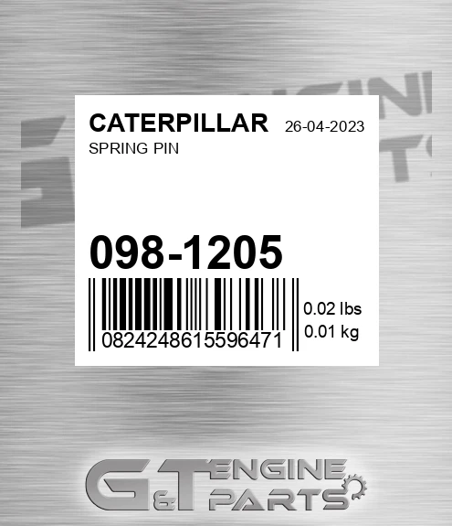 098-1205 Spring Pin