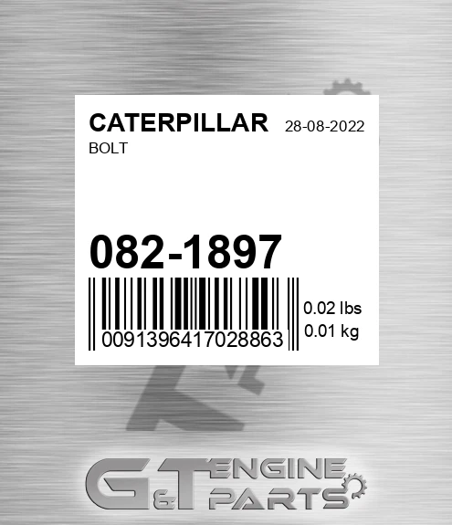 082-1897 Bolt