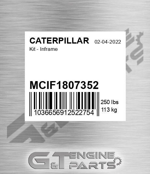 MCIF1807352 Kit - Inframe