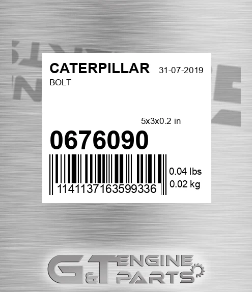 067-6090 Bolt