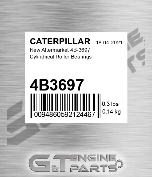 4B3697 New Aftermarket 4B-3697 Cylindrical Roller Bearings