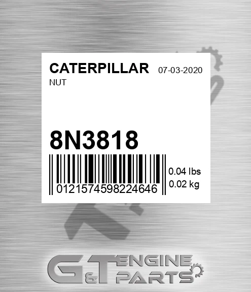 8N-3818 Nut