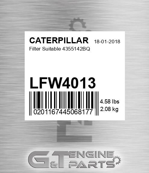LFW4013 Filter Suitable 4355142bq