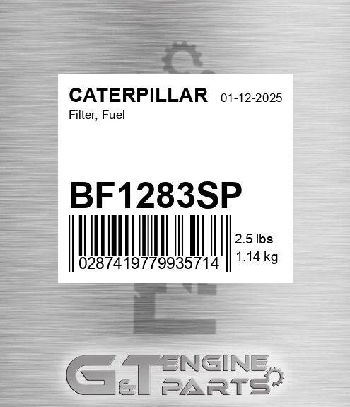 BF1283SP Filter, Fuel
