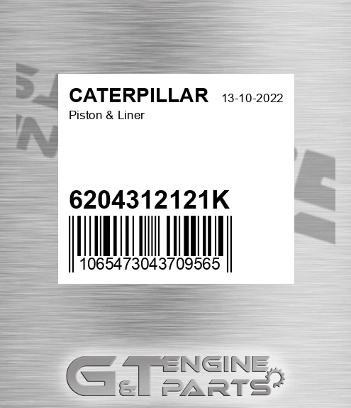 6204312121K Piston & Liner for CATERPILLAR