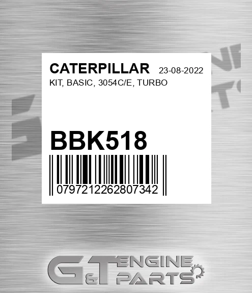 BBK518 KIT, BASIC, 3054C/E, TURBO