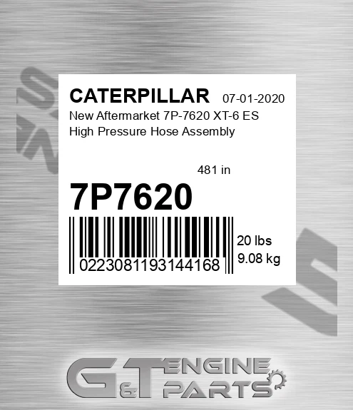 7P7620 New Aftermarket 7P-7620 XT-6 ES High Pressure Hose Assembly