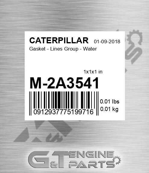 M-2A3541 Gasket - Lines Group - Water