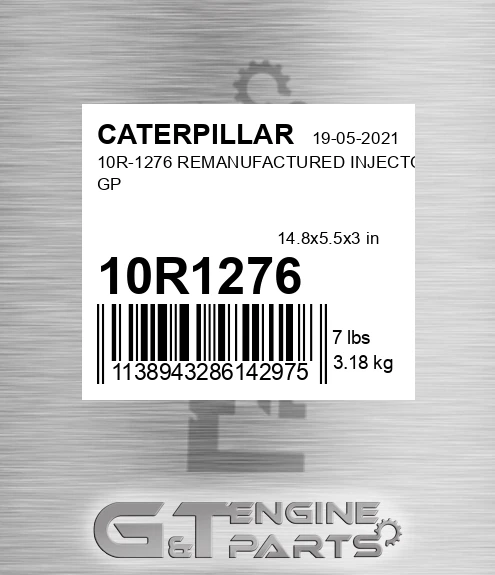 10R1276 10R-1276 REMANUFACTURED INJECTOR GP