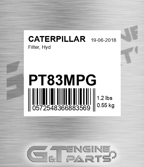 PT83MPG Filter, Hyd for CATERPILLAR
