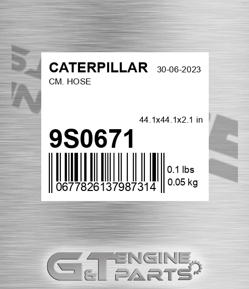 9S-0671 Cm. Hose