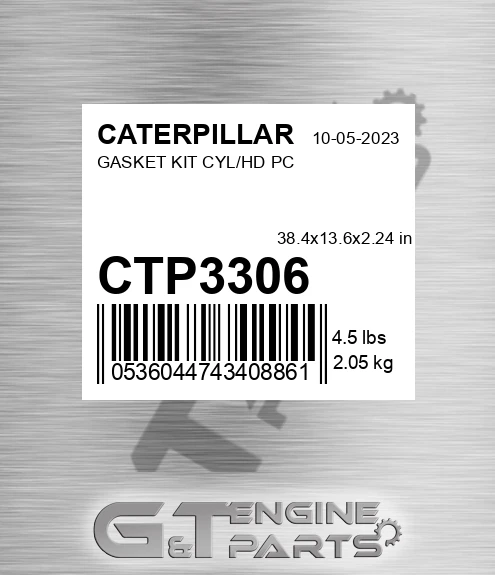 CTP3306 GASKET KIT CYL/HD PC