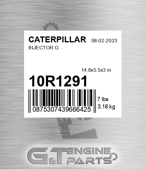 10R1291 INJECTOR G